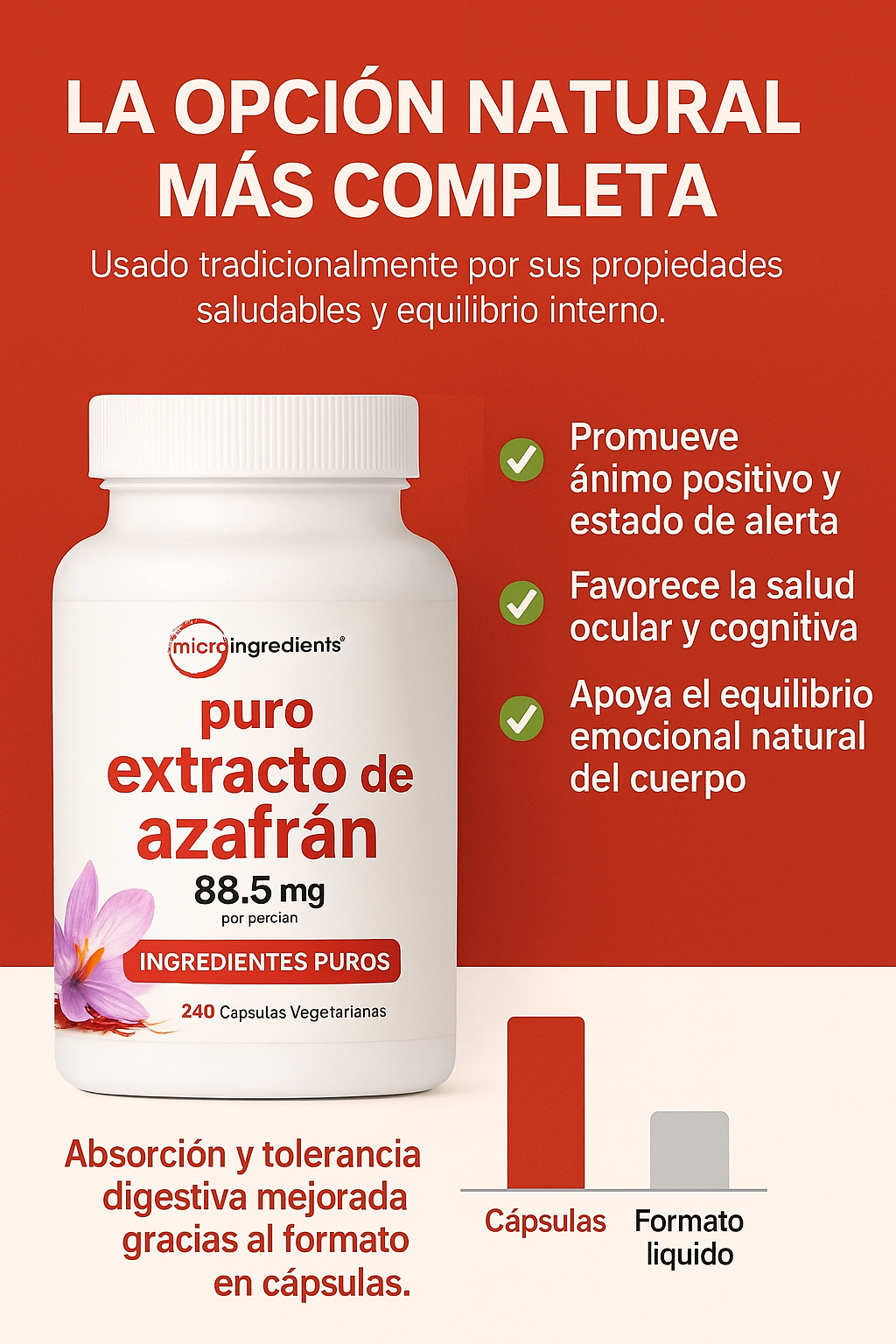 Azafrán Avanzado– Equilibrio Natural