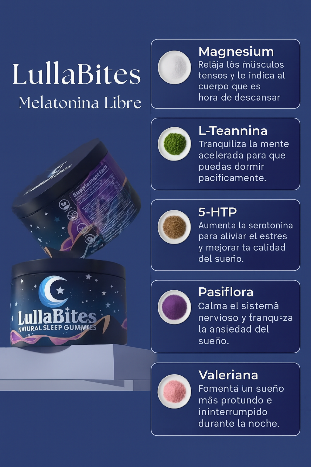 Lullabites™ - Gomitas para un sueño profundo y tranquilo