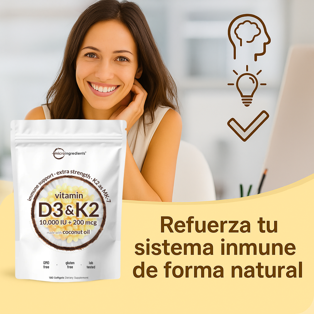Vitamina D3K2 - Bienestar e inmunidad