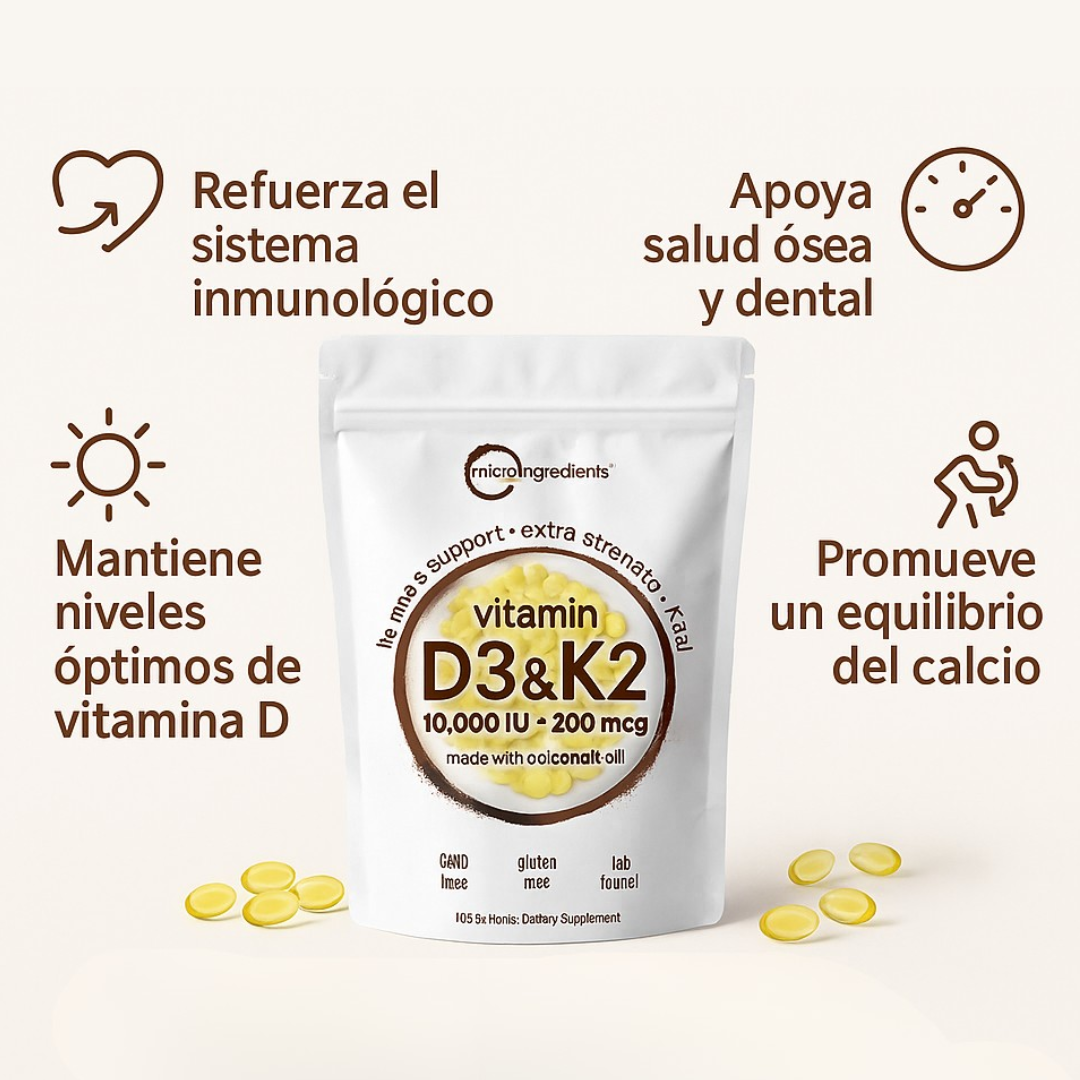 Vitamina D3K2 - Bienestar e inmunidad