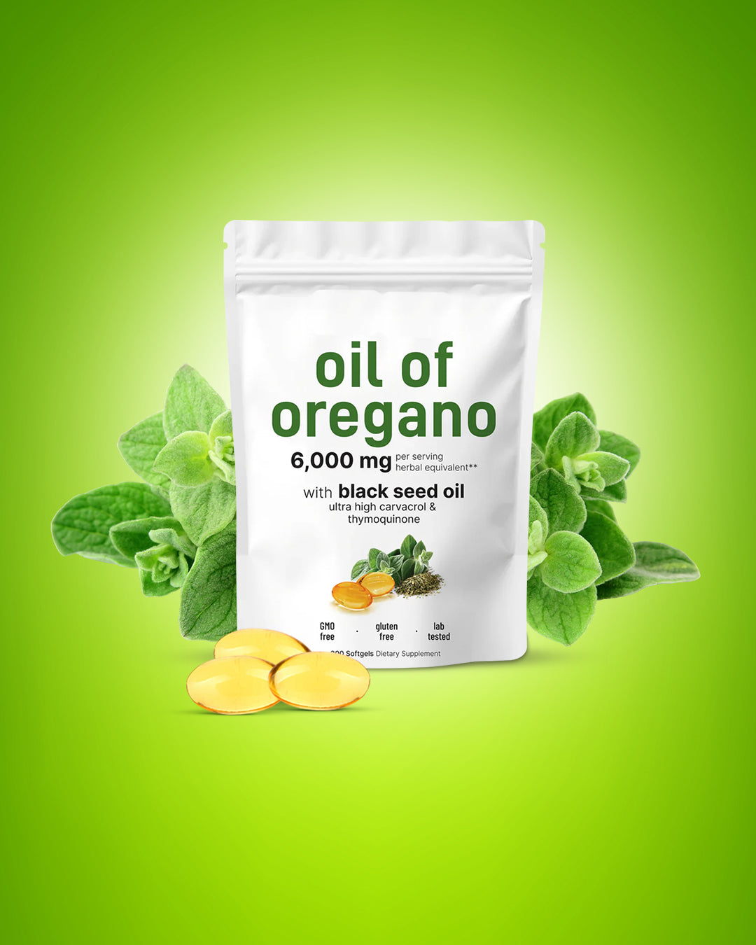Aceite de Orégano + Aceite de semilla negra (carvacol)