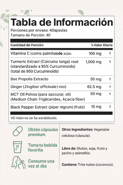 Turmeric UltraBio Plus - Fórmula de Curcumina Avanzada