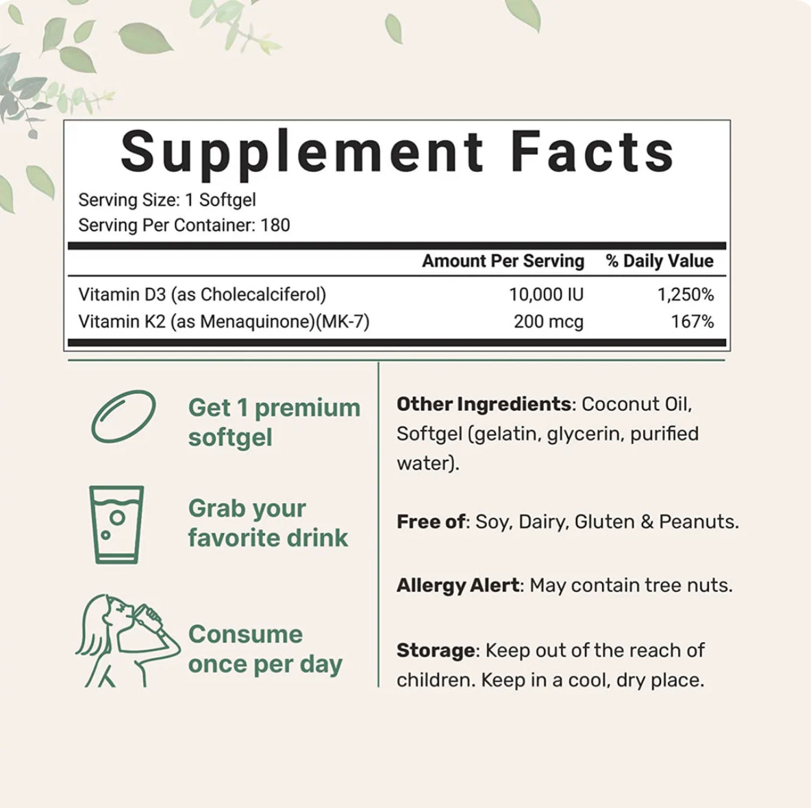 Vitamina D3K2 - Bienestar e inmunidad